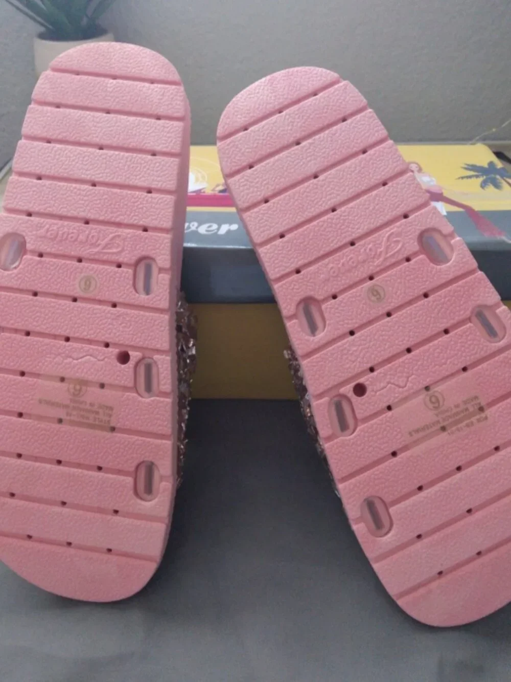 PINK BLING SLIDES